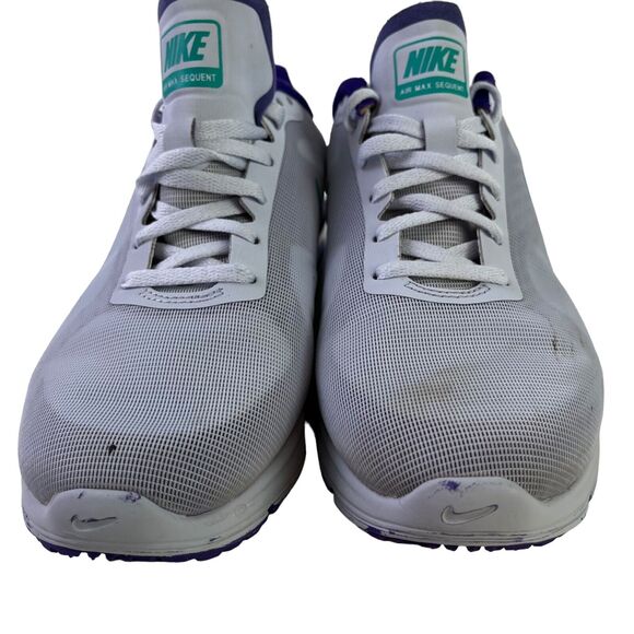 Nike Air Max Sequent 719916-504 Purple Teal Sneakers Lace Up Running Shoes sz 8 - Picture 7 of 16